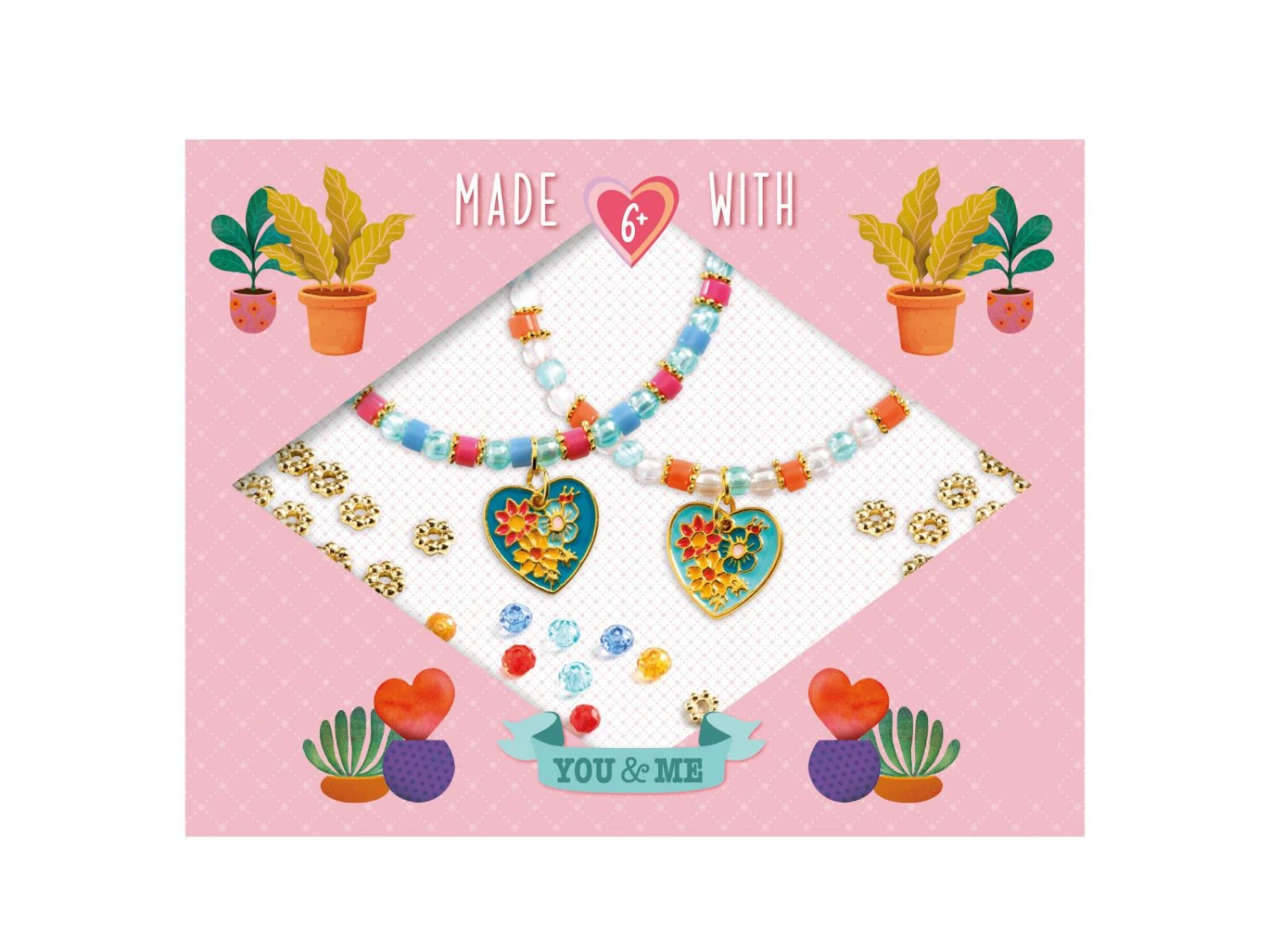 Djeco DJ00010 - You & Me - Enfilage Cœur – Image 4