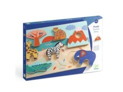 Djeco DJ01068 - Puzzles Relief - Savana Story