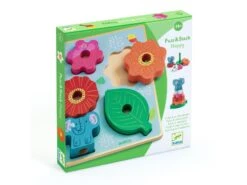 Djeco DJ01074 - Puzzles Relief - Puzz & Stack Happy