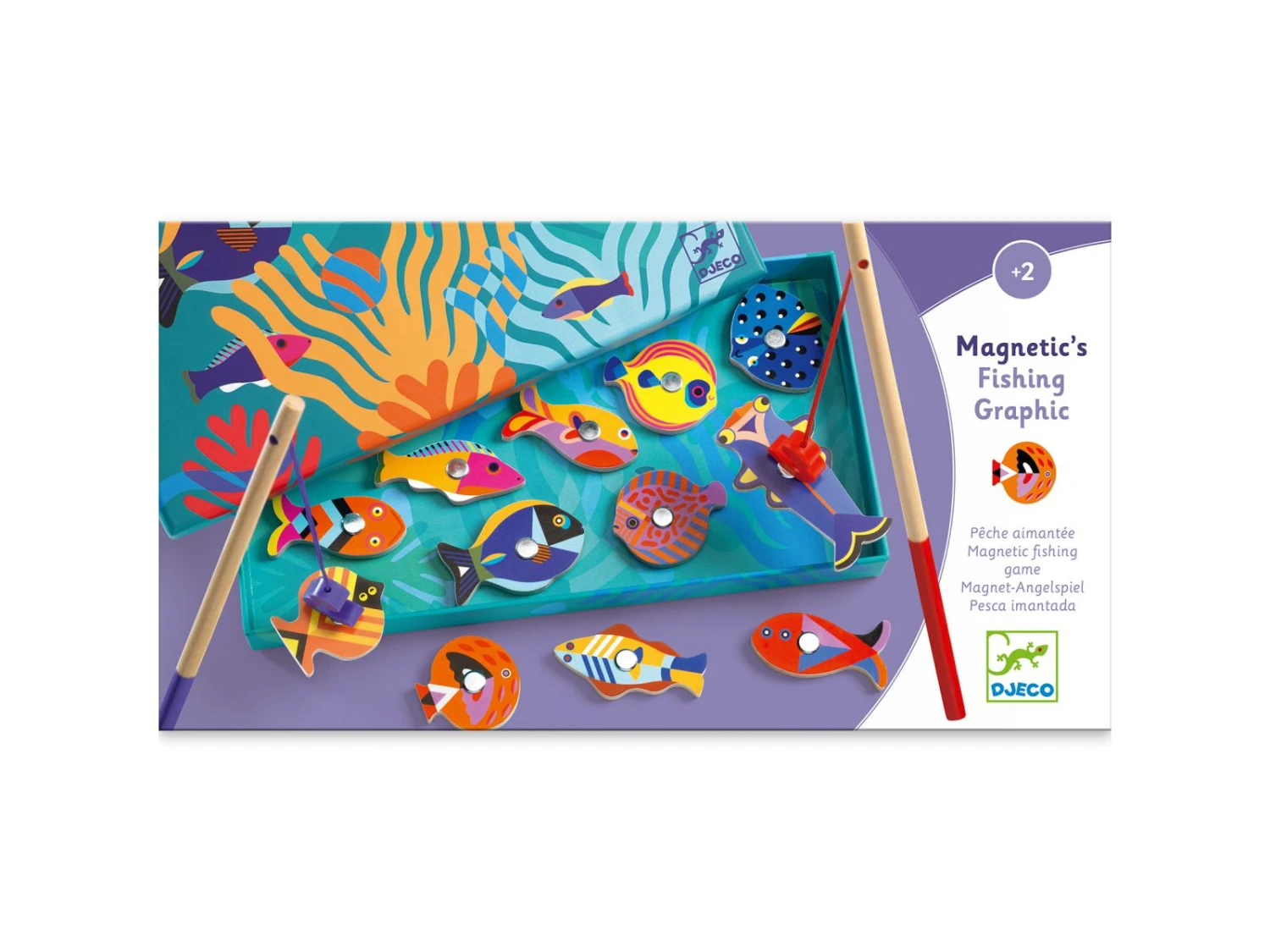 Djeco DJ01658 - Pêches Magnétiques - Fishing Graphic – Image 4