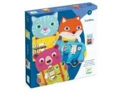 Djeco DJ01664 - Jeux éducatifs Bois - Locktou