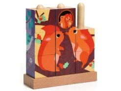 Djeco DJ01912 - Puzzles Bois - Puzz-Up Forest
