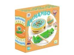 Djeco DJ06031 - Animambo - Set De Percusions: Tambourin,maracas, Guiro