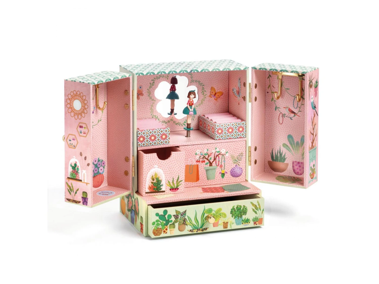 Djeco DJ06087 - Coffrets Boites Ă Musique- Jardin Secret