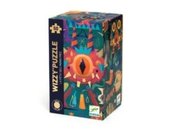 Djeco DJ07020 - Wizzy Puzzles - La Fête Des Monstres - 50 Pcs