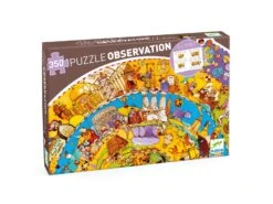 Djeco DJ07470 - Puzzles Observation - Histoire - 350 Pcs + Livret
