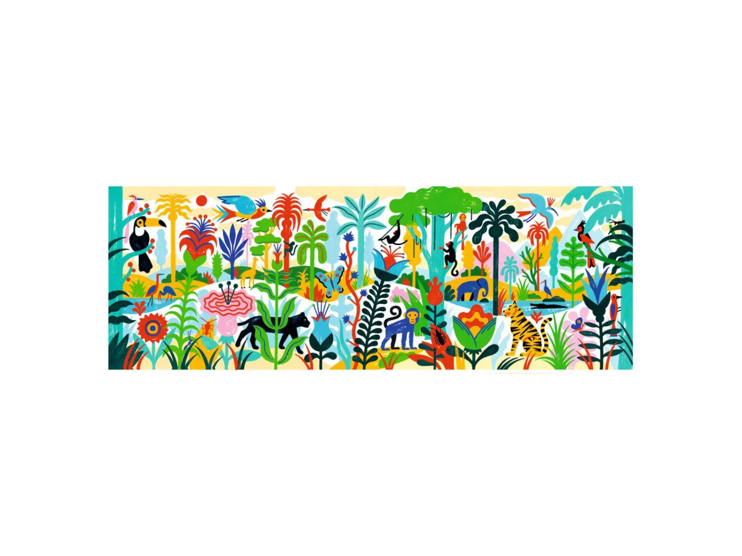 Djeco DJ07619 - Puzzles Gallery - Jungle - 100 Pcs – Image 2