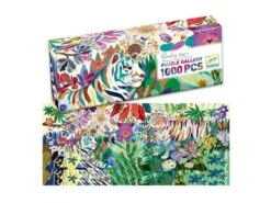 Djeco DJ07647 - Puzzles Gallery - Rainbow Tigers - 1000 Pcs