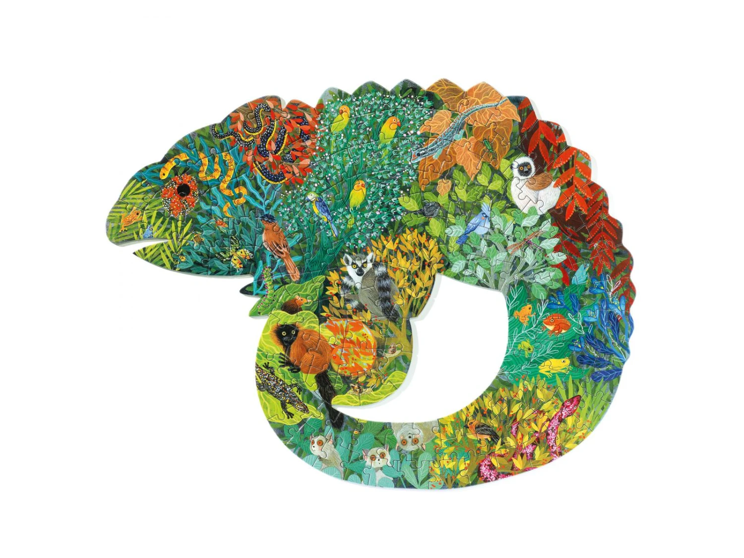 Djeco DJ07655 - Puzz'Art - Chameleon - 150 Pcs – Image 2