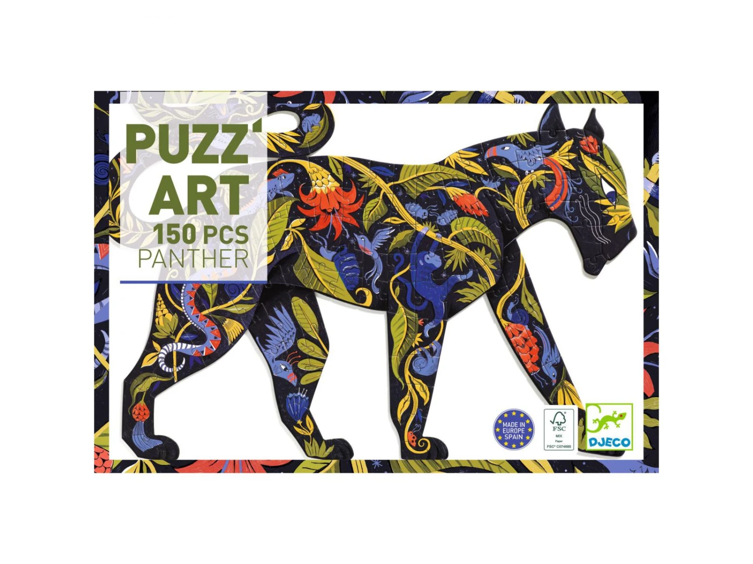 Djeco DJ07659 - Puzz'Art - Panther - 150 Pcs – Image 4