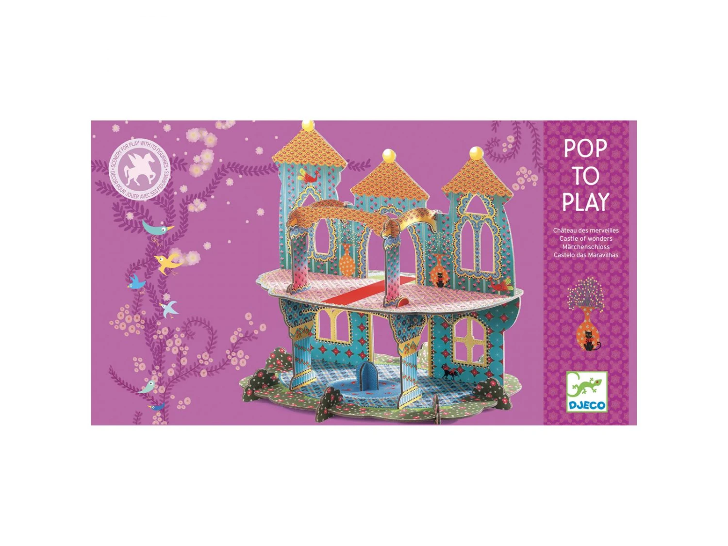 Djeco DJ07702 - Pop To Play - Château Des Merveilles – Image 4