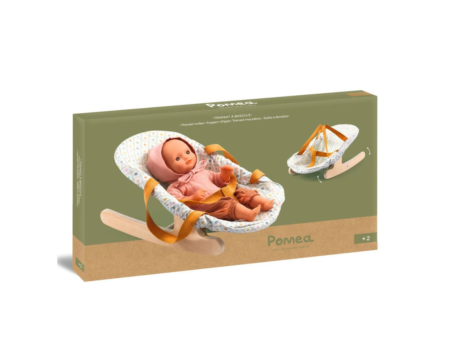 Djeco DJ07865 - Pomea - Dormir - Transat à Bascule – Image 2