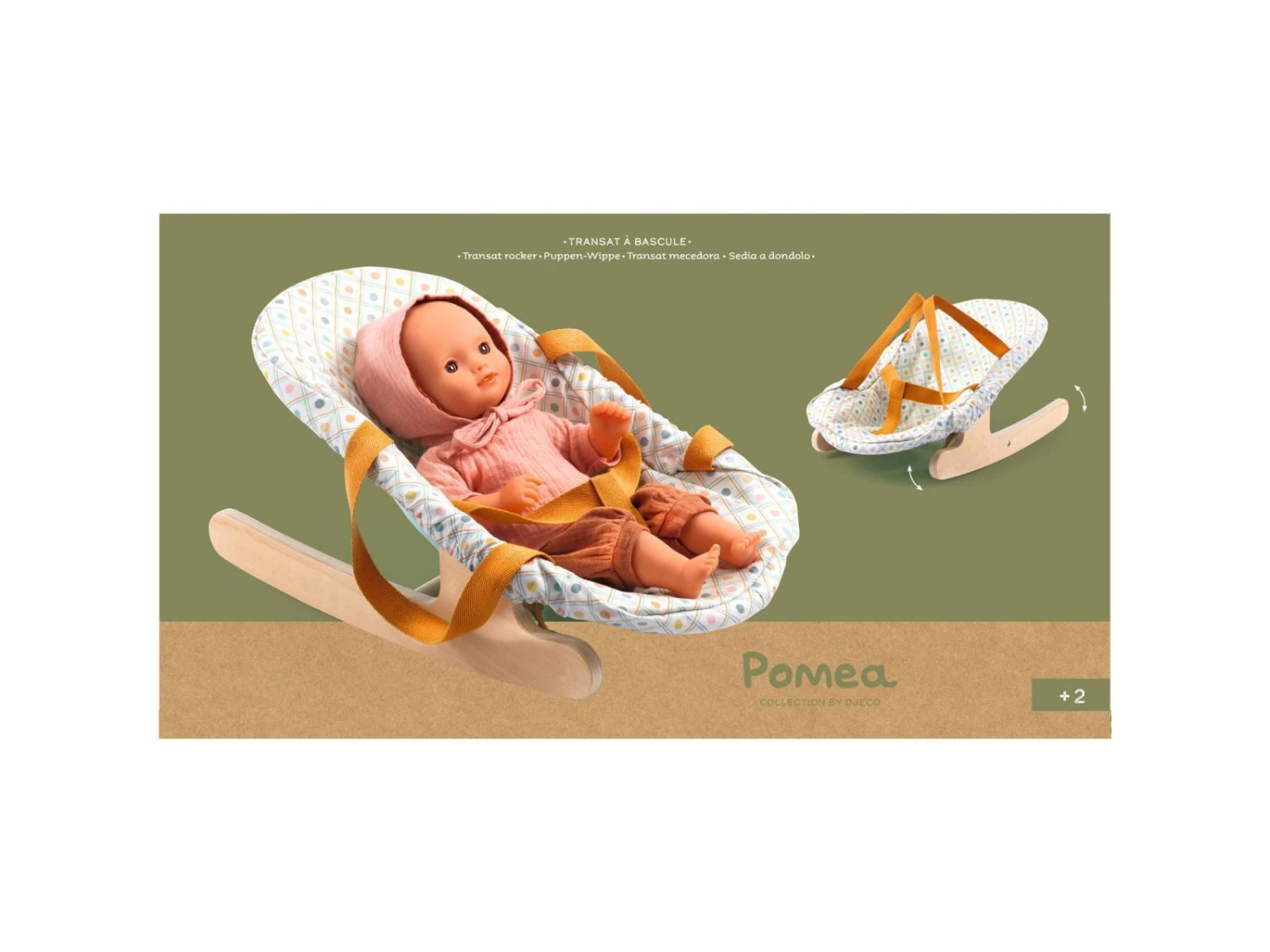 Djeco DJ07865 - Pomea - Dormir - Transat à Bascule – Image 4