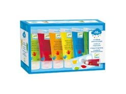 Djeco DJ08860 - Les Couleurs Des Petits - 6 Tubes De Peinture à Doigts