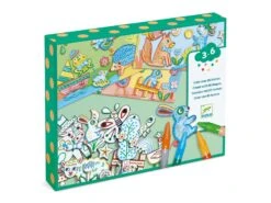 Djeco DJ08997 - Coloriage Pour Les Petits - Un Monde à Créer, Animaux