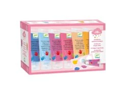 Djeco DJ09000 - Les Couleurs Des Petits - 6 Tubes De Peinture à Doigts Sweet
