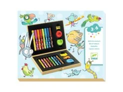 Djeco DJ09010 - Les Couleurs Des Petits - Boite De Couleurs Pour Les Petits