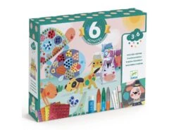 Djeco DJ09293 - Coffret Multi-activités Pour Les Petits - Les Animaux Et Leurs Maisons