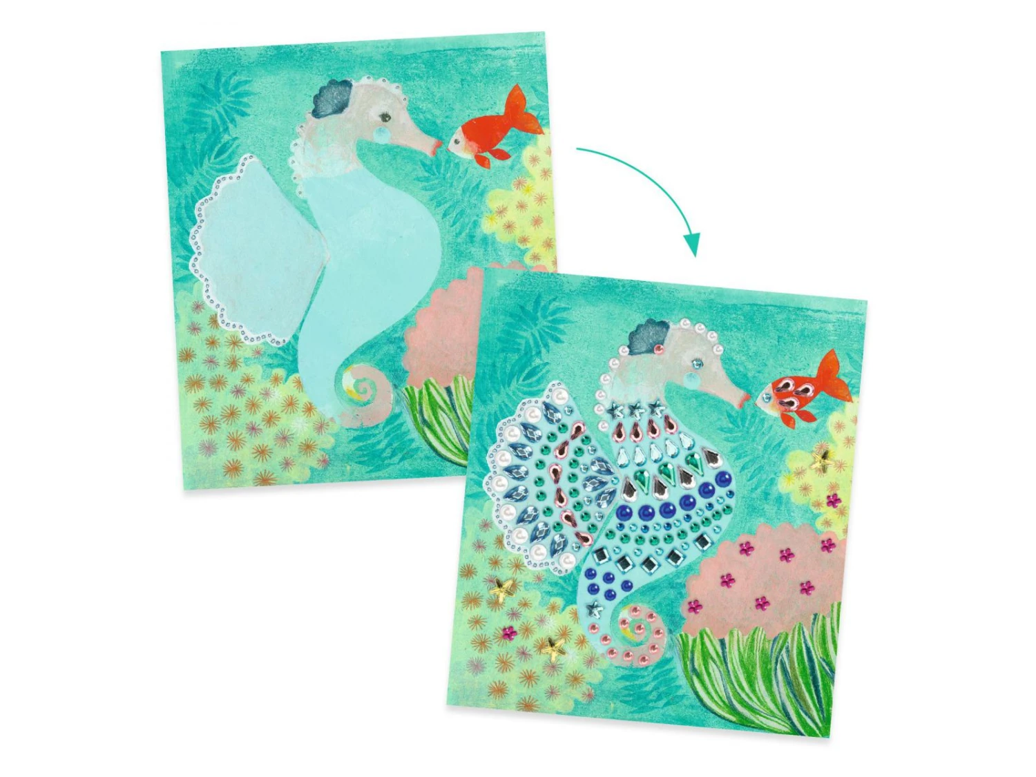 Djeco DJ09433 - Artistic Strass - Ondes Aquatiques – Image 3