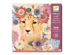 Djeco DJ09454 - Papier Créatif - Couronnes De Fleurs