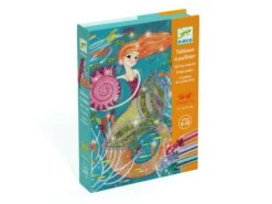 Djeco DJ09507 - Tableaux à Pailleter - La Lumière Des Sirènes