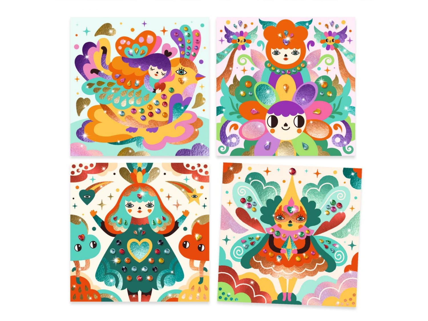 Djeco DJ09525 - Tableaux à Métalliser- Harmonie – Image 2