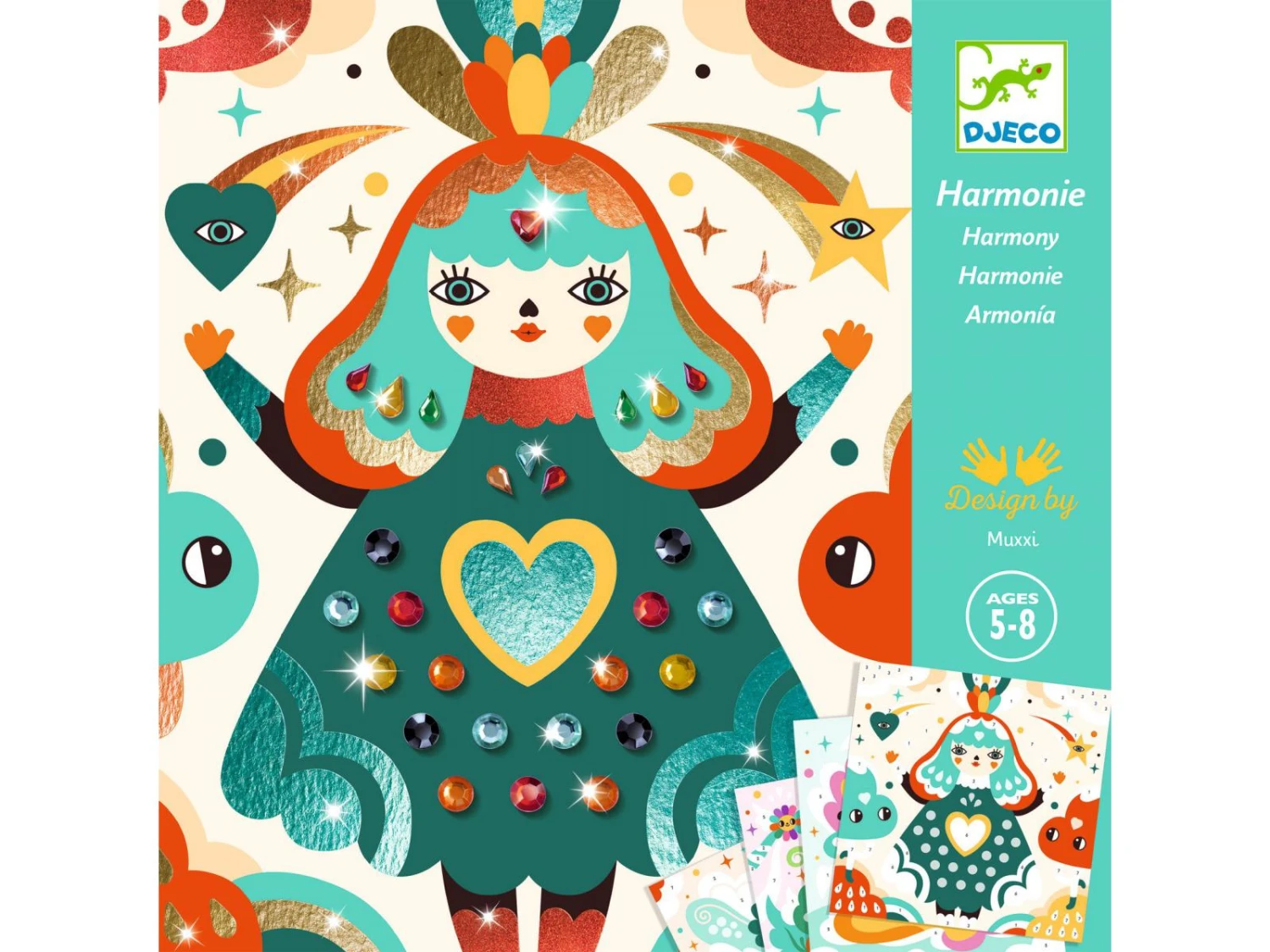 Djeco DJ09525 - Tableaux à Métalliser- Harmonie – Image 4