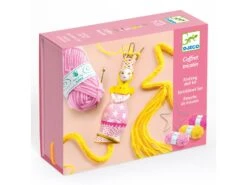 Djeco DJ09834 - Tricotin Et Pompons - Tricotin - Princesse