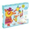 Djeco DJ09897 - Peinture Pour Les Petits - La Famille Renard