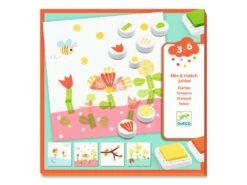 Djeco DJ09950 - Tampons Pour Les Petits - Avec Des Fleurs